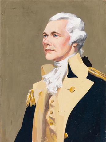 (PRESIDENT.) JOHN FRANKLIN WHITMAN. Group of 13 Portraits of Early American Leaders and Patriots.